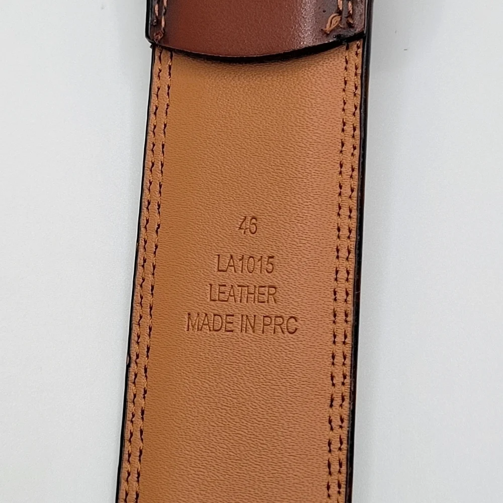 Terracotta Leather Belt